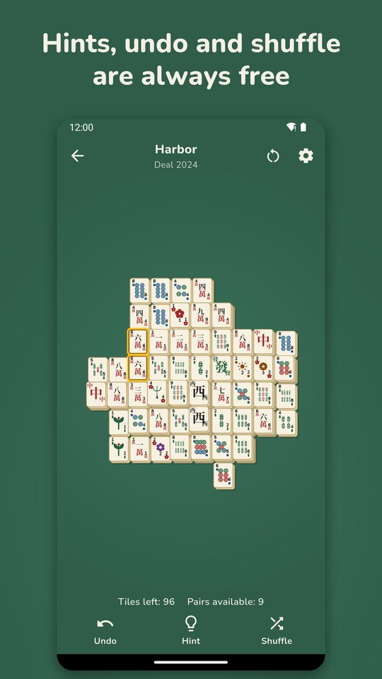 A hint highlighting a matching pair
